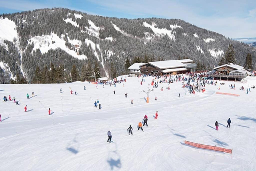 L'Enchalpe, Grand Et Lumineux Studio Avec Coin Montagne 5 Personnes, 60M Des Pistes, Piscine Couverte, Wifi, Grand Balcon Expo Est, Draps Non Compris Saint-Jean-dʼAulps Buitenkant foto